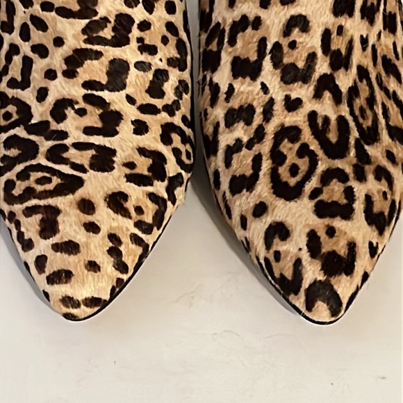 NWOB Sam Edelman Leopard Print Stiletto Mules Size 8. Mob Wife Boss Babe Energy - Picture 8 of 14